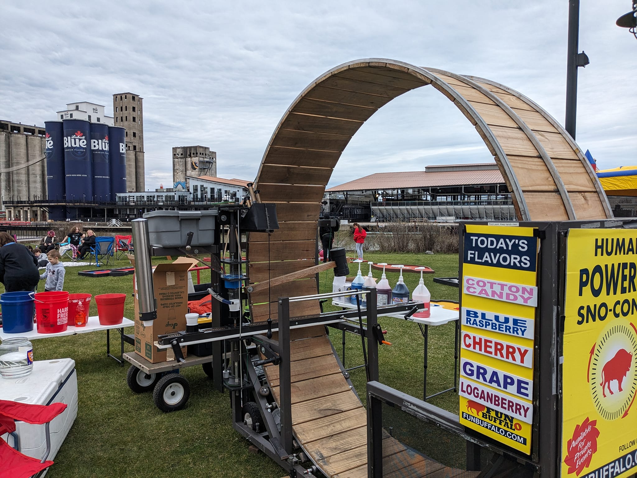 Human Powered Snow Cone Machine