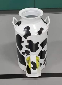 Milk can toss
